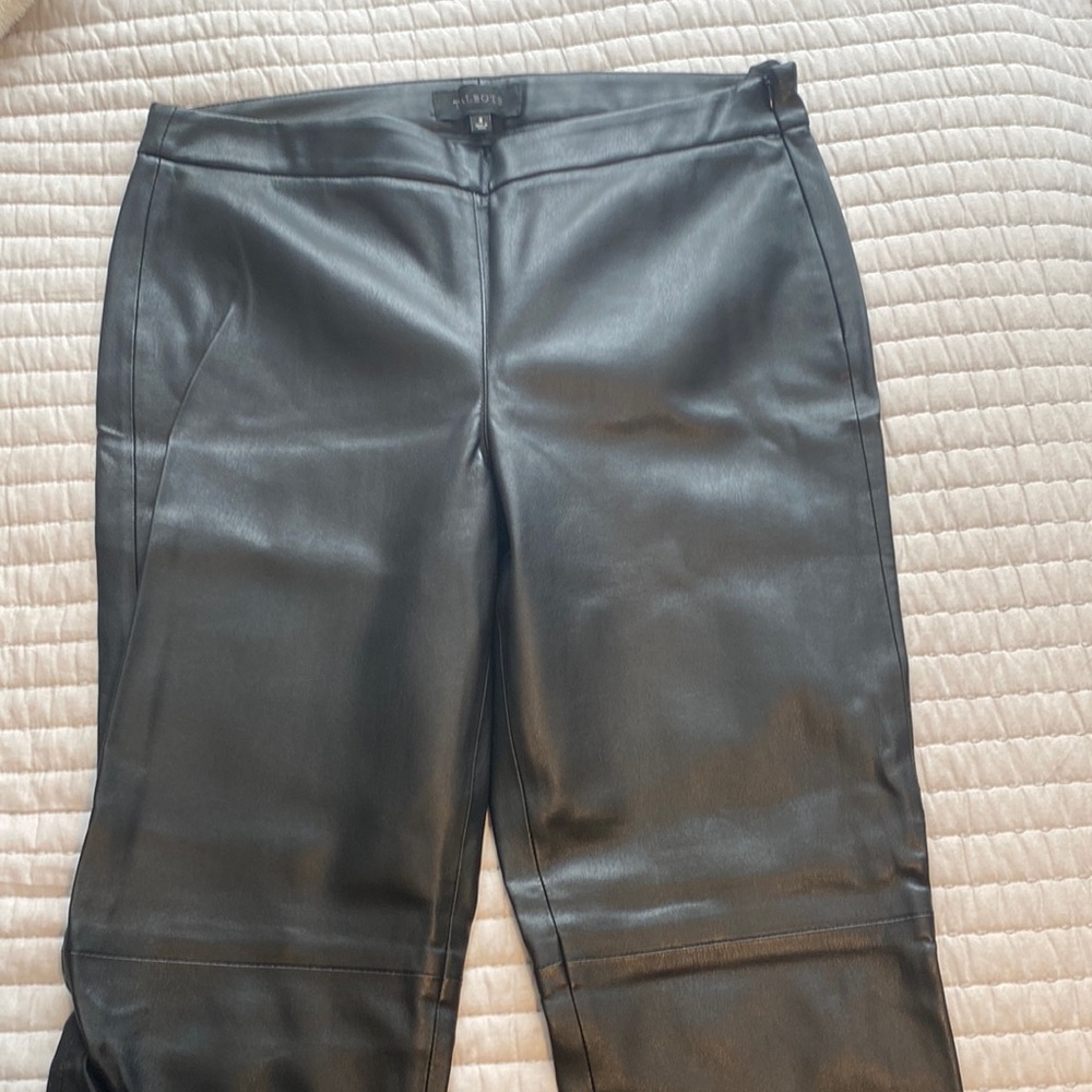Talbots Pleather Pants